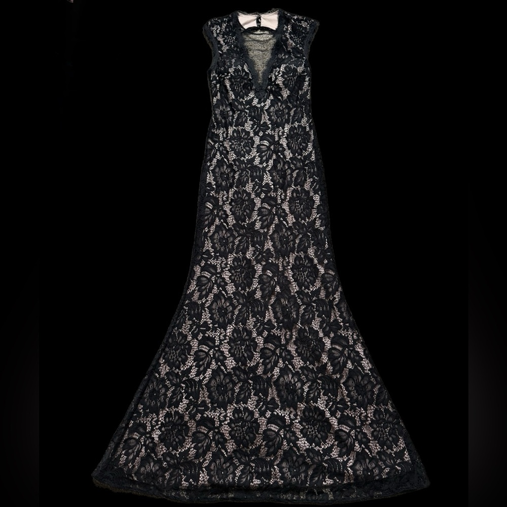 black formal gown